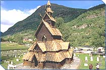 Stave Church in Borgund, Norway